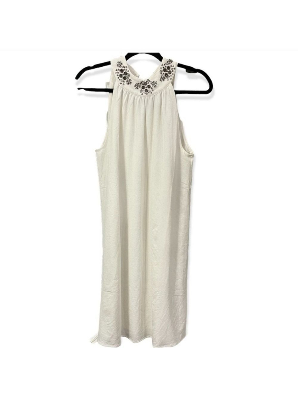 VERA MODA Snow White Taylor Halterneck Beaded Mini Dress M